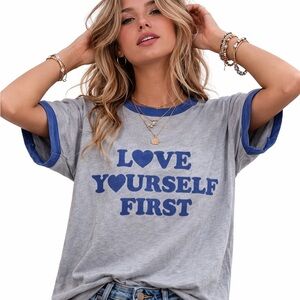 Lula Roe "Love Yourself First" T-Shirt